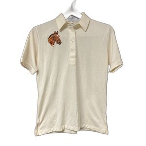 VINTAGE 1980's Shirley Gadol Horse Polo Size Medium